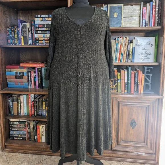 Torrid Green Sweater Dress - Picture 1 of 5